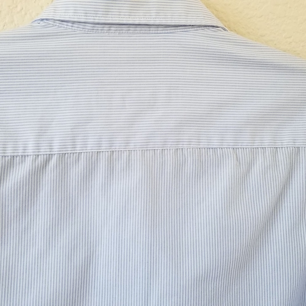 Joseph & Feiss youth size 16 blue white pinstriped - Picture 5 of 6
